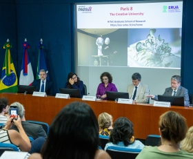 UnB recepciona delegação da Université Paris 8. 19/11/2025. foto: Anastácia Vaz/Secom UnB